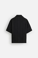 EMBROIDERED COTTON - LINEN SHIRT