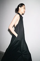 100% LINEN HALTER DRESS ZW COLLECTION