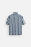 CHEMISE JACQUARD RAYURES
