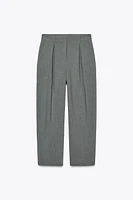 PLEATED CHINO PANTS