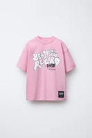 T-SHIRT TEXTE GRAFFITI