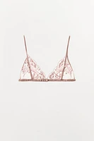 BRALETTE TULLE BRODERIES FLEURIES