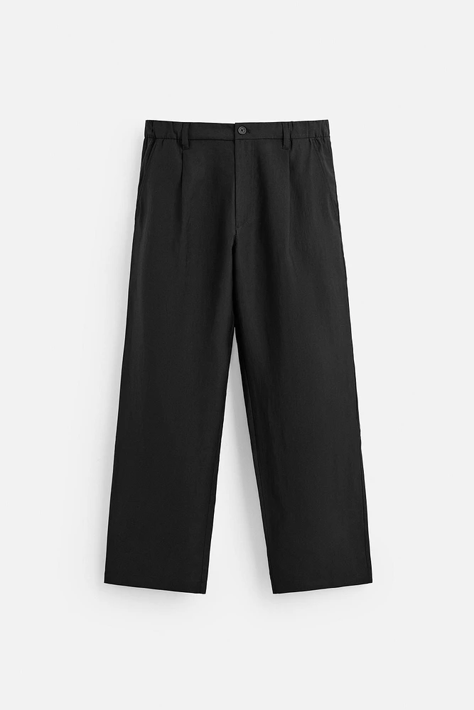 LYOCELL BLEND PANTS