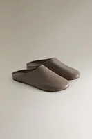 LEATHER BABOUCHE SLIPPERS