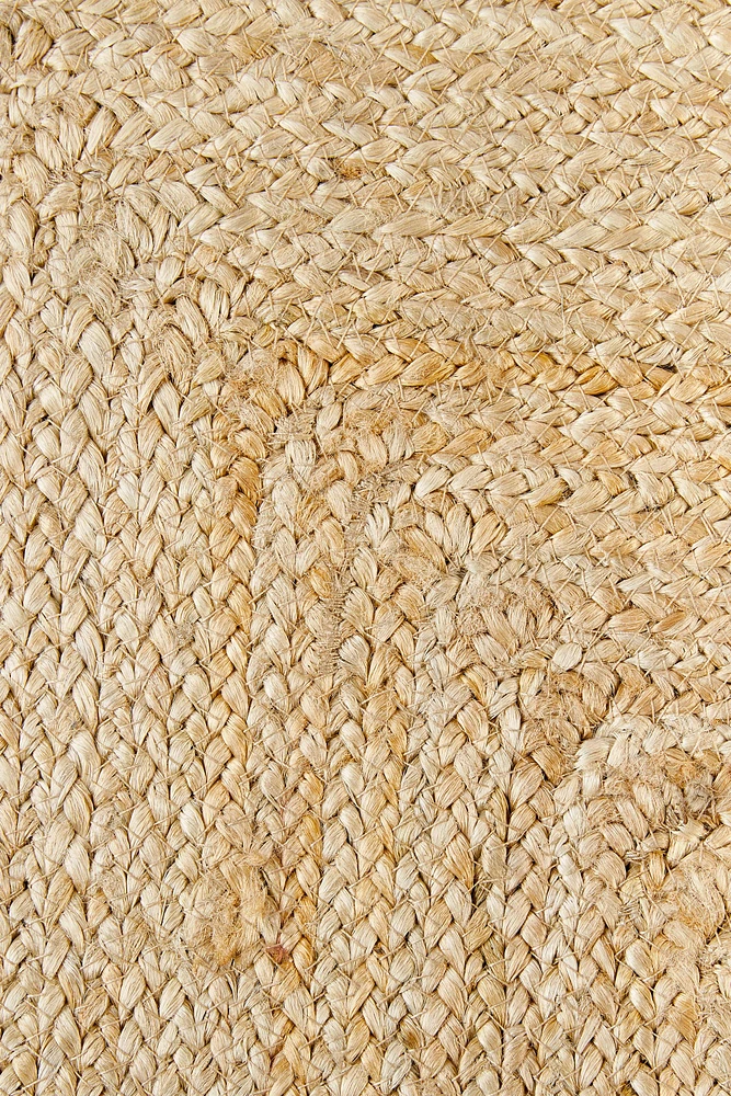 RECTANGULAR JUTE AREA RUG