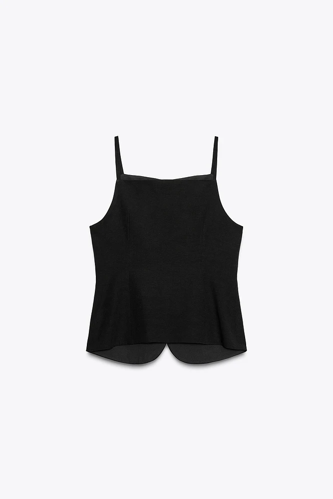 BUTTON TOP VEST