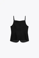 BUTTON TOP VEST