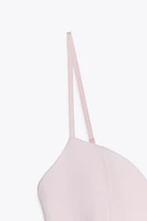 SWEETHEART NECKLINE MINI DRESS