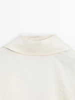 Flowing shirt with low-cut back - Studio