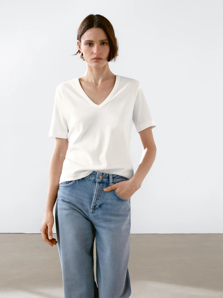 T-shirt à manches courtes 100 %coton