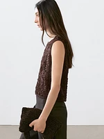 Top crochet ajouré