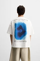 T-SHIRT À IMPRIMÉ AQUARELLE