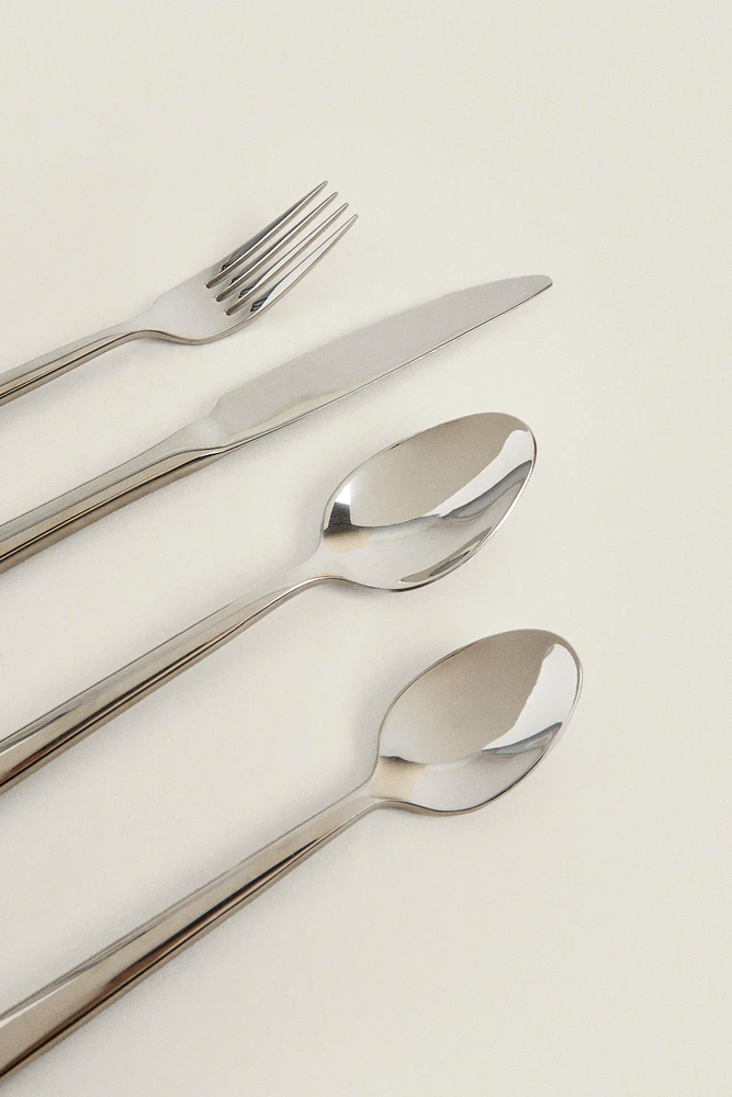 4-PIECE FORGED STEEL FLATWARE SET