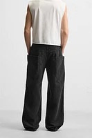 JEAN RELAXED FIT POCHES OVERSIZE