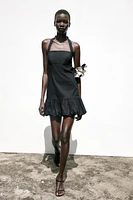 MINI DRESS WITH BUBBLE HEM