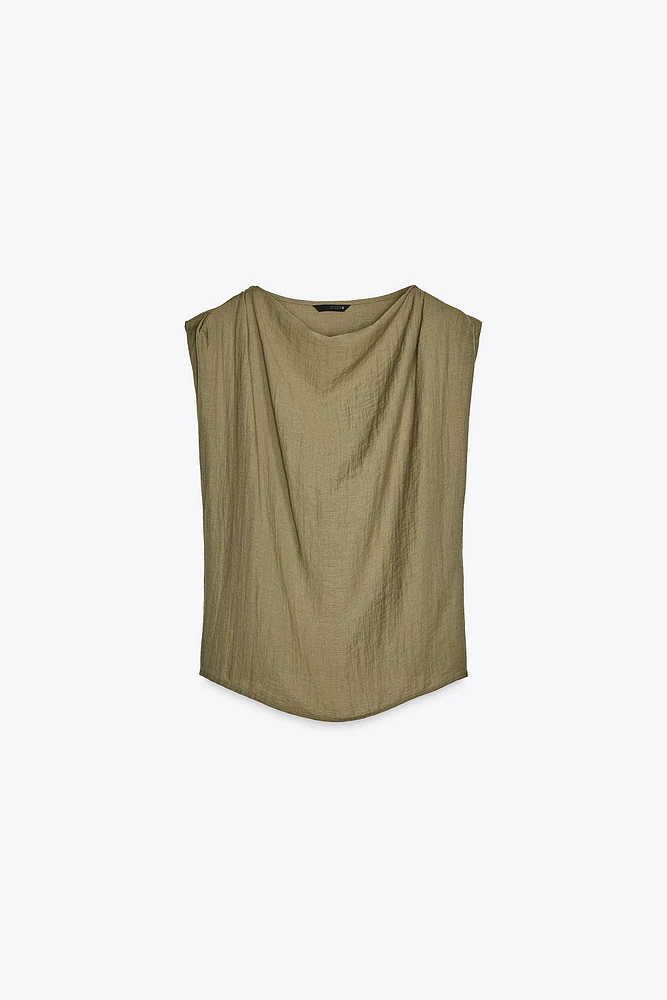 BLOUSE SANS MANCHES