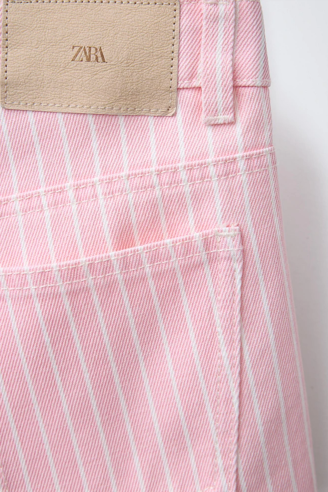 BERMUDA EN DENIM RAYURES