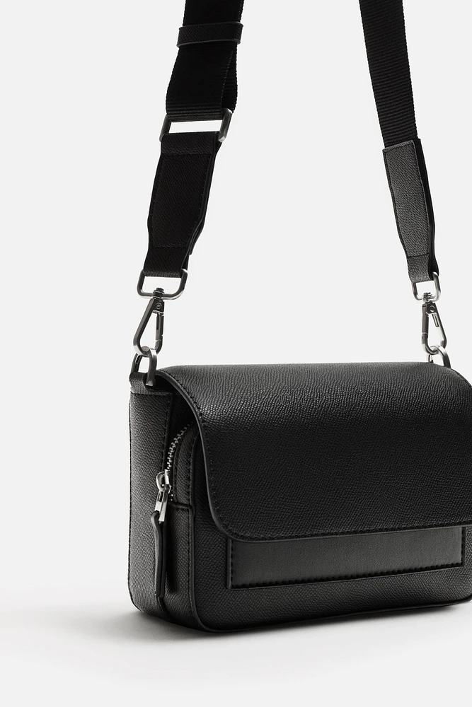 TEXTURE CROSSBODY BAG