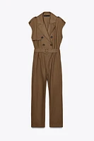 COMBINAISON LONGUE AVEC CEINTURE EN LIN