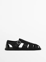 Leather cage sandals - Limited Edition
