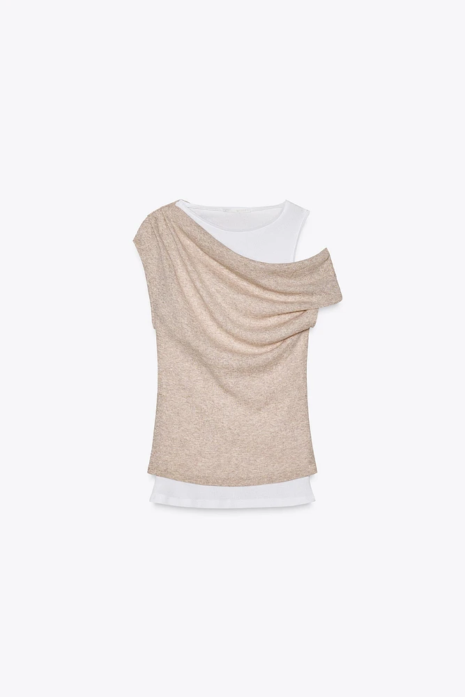 DOUBLE ASYMMETRIC T-SHIRT