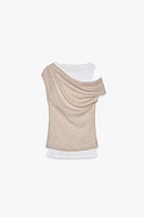 DOUBLE ASYMMETRIC T-SHIRT