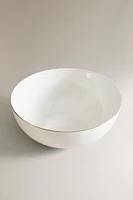 SALADIER PORCELAINE BORDURE