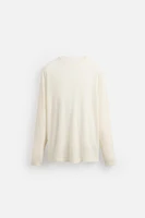 T-SHIRT MÉLANGE DE LIN