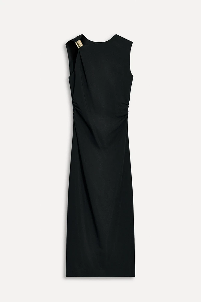 ROBE ASYMÉTRIQUE AJUSTÉE 50E ANNIVERSAIRE