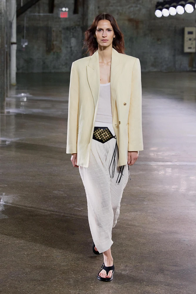 ZW COLLECTION LINEN BALLOON PANTS
