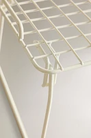 FOLDABLE LACQUERED METAL RACK