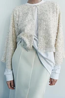 BEADED SEQUIN JACKET