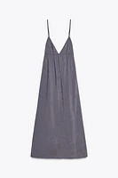 FLOWY MIDI SLIP DRESS