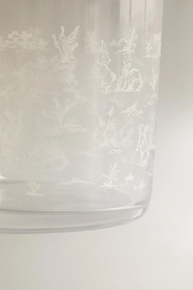 VERRE VERRE RECYCLABLE MOTIF