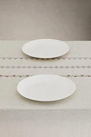 CROSS STITCH LINEN TABLECLOTH