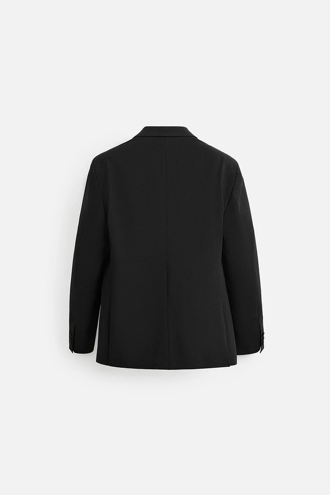 BLAZER COSTUME SMOKING AVEC LAINE