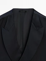 Gilet de costume uni 100 % laine