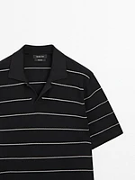 Polo rayures manches courtes coton