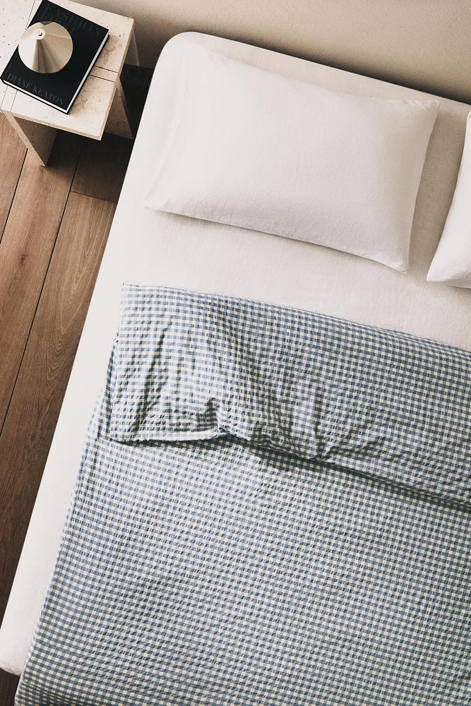 HOUSSE DE COUETTE COTON VICHY