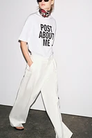 OVERSIZED TEXT T-SHIRT
