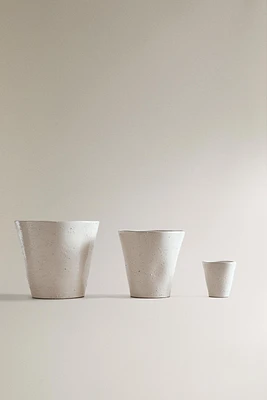 POT GRÈS BORD IRRÉGULIER JARDIN