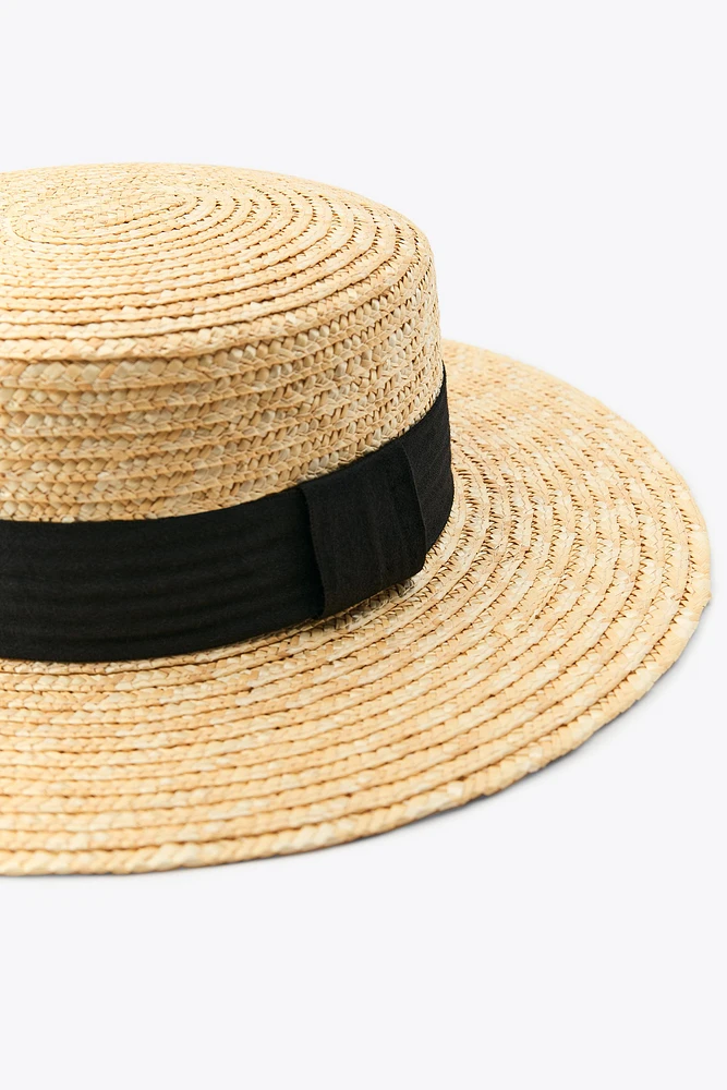 HAT WITH CONTRASTING BAND