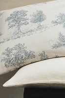 TAIE D’OREILLER SATIN TOILE JOUY
