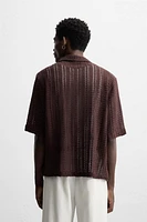 CROCHET TEXTURED SHIRT