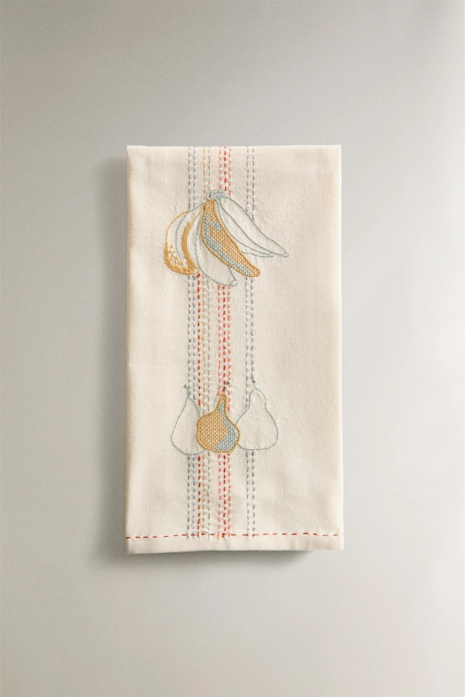 TORCHON DE CUISINE COTON BANANES