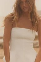TOP BUSTIER PÉPLUM