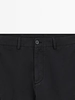 Bermuda cargo en coton mélang