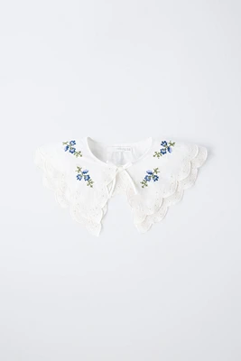 CROSS-STITCH EMBROIDERED COLLAR