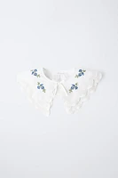 CROSS-STITCH EMBROIDERED COLLAR