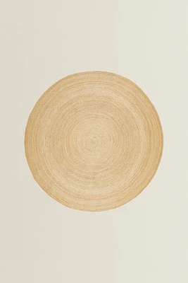 ROUND JUTE AREA RUG